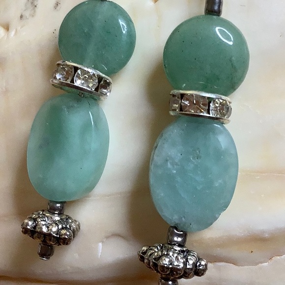 Jade Perfection Earrings. - Picture 2 of 2